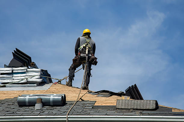 Professional Roof Installation technician working in Castaic, CA